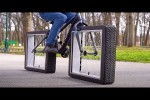 Video - Ein Fahrrad mit viereckigen Rädern und andere verrückte Ideen, die funktioniert haben