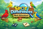 Spiel - Spot Differences Bird Adventure