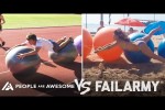 Video - Surfing Across Yoga Balls & More Wins & Fails - People Are Awesome Vs. FailArmy