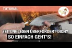 Video - Tutorial fr Gen Z: So liest man eine Zeitung (Print-Postillon)