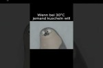 Video - Wenn Jemand bei 30 Grad kuscheln will