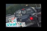 Video - Halloween Decorated Truck Has a Funny Surprise