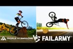 Video - Painful Cyclist Wins Vs Fails & More - People Are Awesome Vs. FailArmy