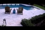 Video - Girl dives into the swimming pool to save her Hoverboard