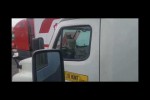 Video - Cat Wakes Up Truck Stop by Sitting on Horn