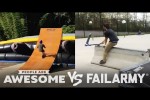 Video - Skate Ollies, Dancing, Slackline & More Wins VS. Fails - People Are Awesome VS. FailArmy