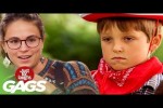Video - Versteckte Kamera - Junge Cowboys zerstören den Fruchtstand