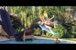 Video - Swimming Pool Tricks, Flips und High Dives
