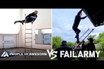Video - Wins & Fails On A Ladder - People Are Awesome Vs. FailArmy