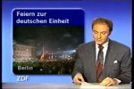 Video - ZDF Heute Nachrichten 3.10.1990 Tag der deutschen Einheit