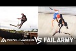 Video - Wins & ﻿Fails On Scooters, Skis, Boards & ﻿More - People Are Awesome Vs. FailArmy